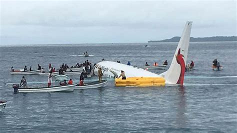 plane crash in the sea